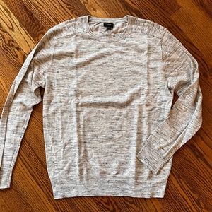 J.CREW Mens' Gray Crewneck Thin Sweater sz M